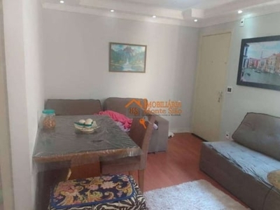 Apartamento com 2 dormitórios, 42 m² - venda por r$ 180.000,00 ou aluguel por r$ 1.265,00/mês - água chata - guarulhos/sp