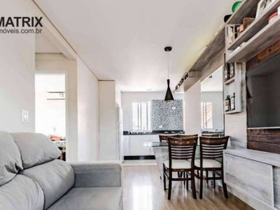 Apartamento com 2 dormitórios para alugar, 46 m² por r$ 2.700,00/mês - bairro alto - curitiba/pr