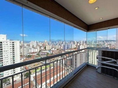 Apartamento com 2 quartos à venda na rua santos dumont, estuário, santos, 68 m2 por r$ 679.000