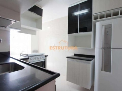 Apartamento com 2 quartos para alugar na avenida dos costas, jardim residencial das palmeiras, rio claro, 58 m2 por r$ 1.200