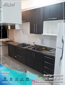 Apartamento para aluguel tem 56 metros quadrados com 2 quartos em Glória - Macaé - RJ