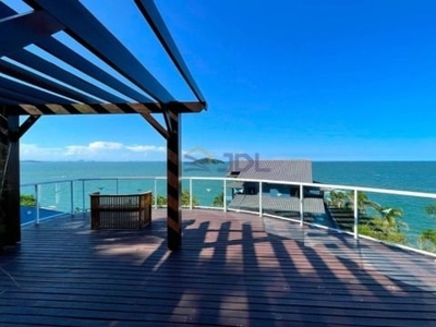 Casa à venda frente mar, 410 m2 penha/sc