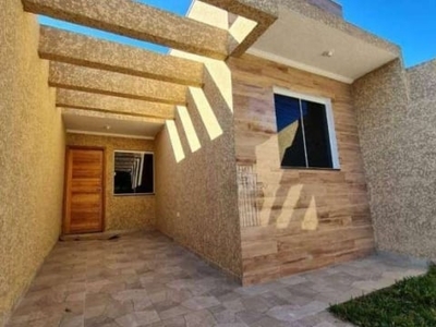 Casa com 3 dormitórios à venda, 60 m² por r$ 329.000,00 - alto boqueirão - curitiba/pr