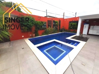 Casa duplex, 5 quartos (4 suítes), 530 m², sala em 3 ambientes, quarto tv, aptº anexo, piscina, área gourmet > p/ venda ou locação > ipitanga > lf/ba