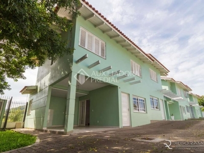 Casa em condomínio fechado com 3 quartos para alugar na estrada jorge pereira nunes, 485, campo novo, porto alegre, 101 m2 por r$ 1.750