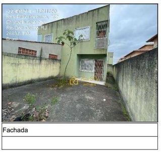 Casa em Enseada Das Gaivotas, Rio das Ostras/RJ de 65m² 2 quartos à venda por R$ 190.862,00