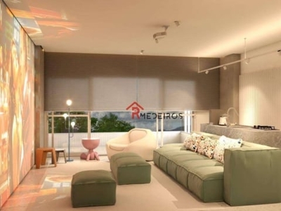 Flat com 1 dormitório à venda, 47 m² por r$ 388.000,00 - canto do forte - praia grande/sp