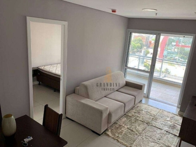 Flat com 1 dormitório para alugar, 42 m² por r$ 3.053,00/mês - centro - são bernardo do campo/sp