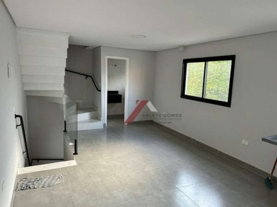 Sobrado com 2 dormitórios, 100 m² - venda por r$ 635.000,00 ou aluguel por r$ 3.383,33/mês - vila eldízia - santo andré/sp