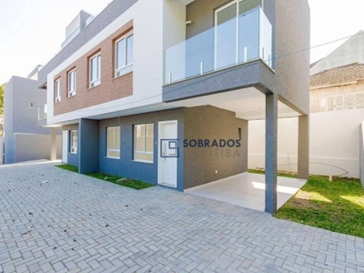 Sobrado com 3 dormitórios à venda, 89 m² por r$ 820.000,00 - santo inácio - curitiba/pr