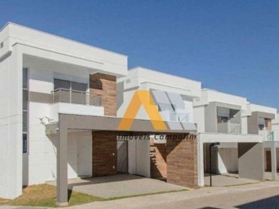 Village com 3 dormitórios, 139 m² - venda por r$ 950.000,00 ou aluguel por r$ 6.558,32/mês - condomínio bellagio residences - votorantim/sp