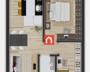 Apartamento Apartamento com 2 dormitórios