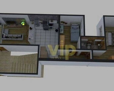 Apartamento com 2 dormitórios à venda, 65 m² por R$ 150.000 - Parque Real - Pouso Alegre/M