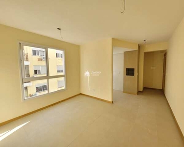 Apartamento na planta de 1 dormitório para venda em Santa Maria próximo a praça dos Bombei