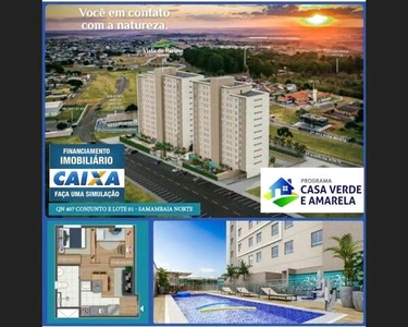 Apartamento para venda com 33 metros quadrados com 2 quartos em Samambaia Norte - Brasília