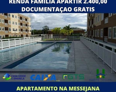 Apartamento para venda possui 50 metros quadrados com 2 quartos em Messejana - Fortaleza