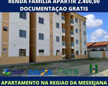 Apartamento para venda possui 55 metros quadrados com 2 quartos em Messejana - Fortaleza