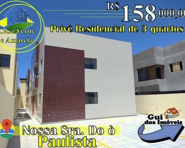 Apartamento para venda tem 62m² com 3 quartos em Nossa Senhora do Ó/Paulista/PE a partir d