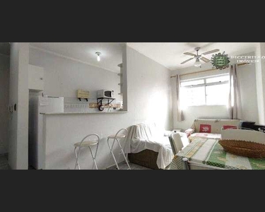 Apartamento Vista Mar com 1 dormitório à venda, 42 m² por R$ 140.000 - Nova Mirim - Praia