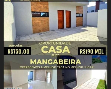 CASA RESIDENCIAL em JOÃO PESSOA - PB, MANGABEIRA