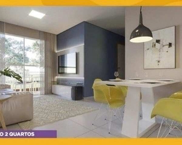 DESCONTO de até 42 MIL pelo PROGRAMA VERDE E AMARELO com 2 qts, 46m² e lazer equipado