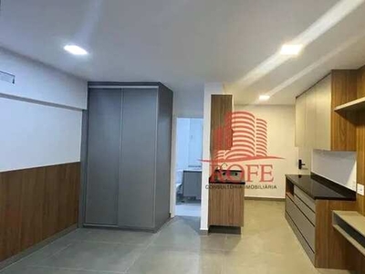 Apartamento com 1 dormitório para alugar, 31 m² por R$ 3.630,00/mês - Campo Belo - São Pau