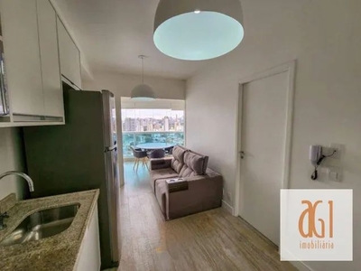 Apartamento com 1 dormitório para alugar, 37 m² R$4.300/mês + encargos - Pinheiros - São