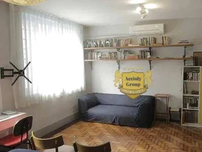 Apartamento com 1 dormitório para alugar, 40 m² por R$ 4.343,00/mês - Humaitá - Rio de Jan