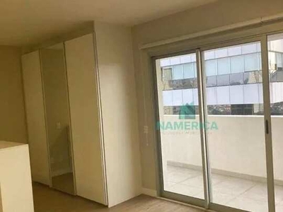 Apartamento com 1 dormitório para alugar, 60 m² por R$ 4.843,20/mês - Chácara Santo Antôni