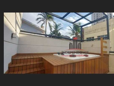 Apartamento com 1 dormitório para alugar, 78 m² por R$ 5.165,00/mês - Jardim Aquarius - Sã