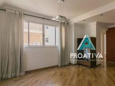 Apartamento com 2 dormitórios para alugar, 65 m² por R$ 2.851,00 - Jardim - Santo André/SP