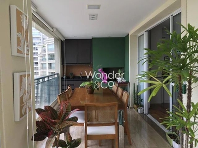 Apartamento com 3 dormitórios para alugar, 168 m² por R$ 17.593/mês - Brooklin Paulista -