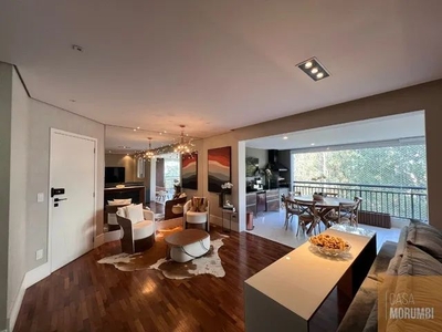 Apartamento com 3 Quartos à venda, 122m² - Morumbi Vila andrade Mobiliado