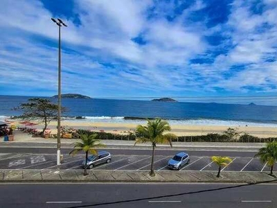 Apartamento com 3 quartos, sendo 1 suíte com varanda com vista mar, para alugar, 150 m² po