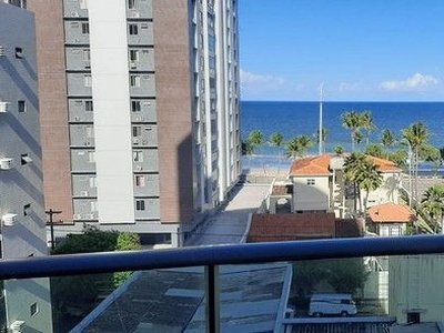 Apartamento em Boa Viagem | 96m² | 2 suítes | 50m da praia -Vista mar | Recife.