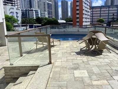 Apartamento em Boa Viagem. 96m², 3 quartos, 1 suíte, 3 wc's, sala 2 ambientes, varand