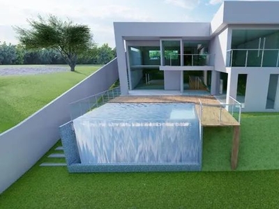 Casa Alto Luxo Três Suítes com Closets Piscina Área Gourmet e Vista da Lagoa