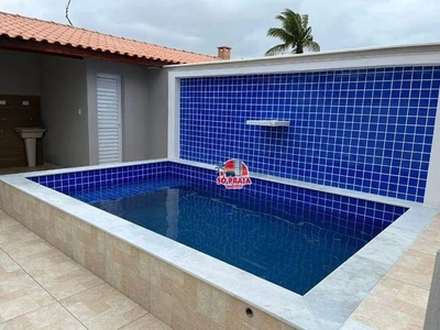 Casa com 2 dormitórios à venda, 75 m² por R$ 349.000 - Flórida Mirim - Mongaguá/SP