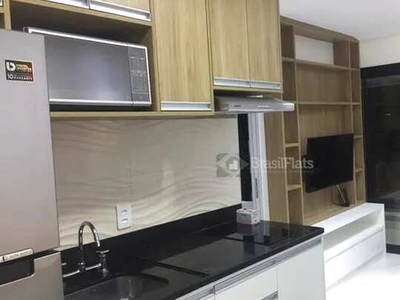 Flat com 1 dormitório para alugar, 38 m² por R$ 4.500,00/mês - Campo Belo - São Paulo/SP
