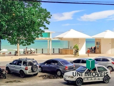 Apartamento para locação temporada de alto padrão na beira mar da Praia do Morro com vista