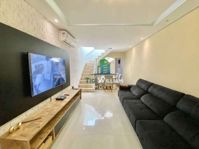 Casa com 3 quartos à venda na Rua Fumio Miyazi, 141, Guilhermina, Praia Grande, 182 m2 por R$ 870.000