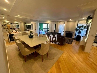 Apartamento com 3 dormitórios à venda, 156 m² por R$ 2.250.000,00 - Moema - São Paulo/SP