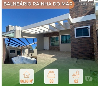 CASA COM DECK E JACUZZI - RAINHA DO MAR - ITAPOÁ