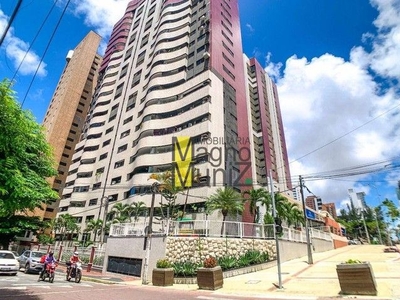 Apartamento com 3 dormitórios para alugar, 109 m² por R$ 3.900,00/mês - Meireles - Fortale