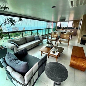 Apartamento p/ venda, 177 m2 , com 4 suítes, vista mar, na Barra - Salvador - BA