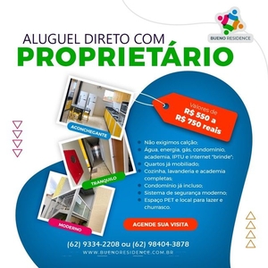 Apartamento para aluguel com mobília no Setor Sol Nascente - Goiânia - GO