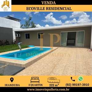 Vende-se Casa, 2 qts, Edícula e Piscina no Residencial Ecoville