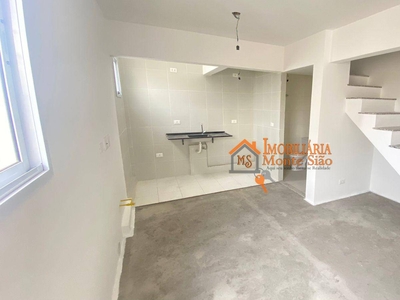 Apartamento Duplex em Vila Galvão, Guarulhos/SP de 44m² 1 quartos à venda por R$ 294.080,00