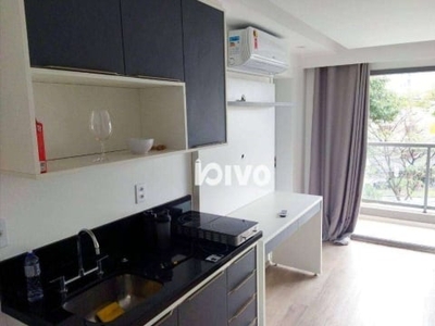 Studio com 1 quarto para alugar, 26 m² pacote por r$ 2.860/mês - mirandópolis