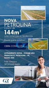 Terreno em Centro, Petrolina/PE de 10m² à venda por R$ 39.825,00